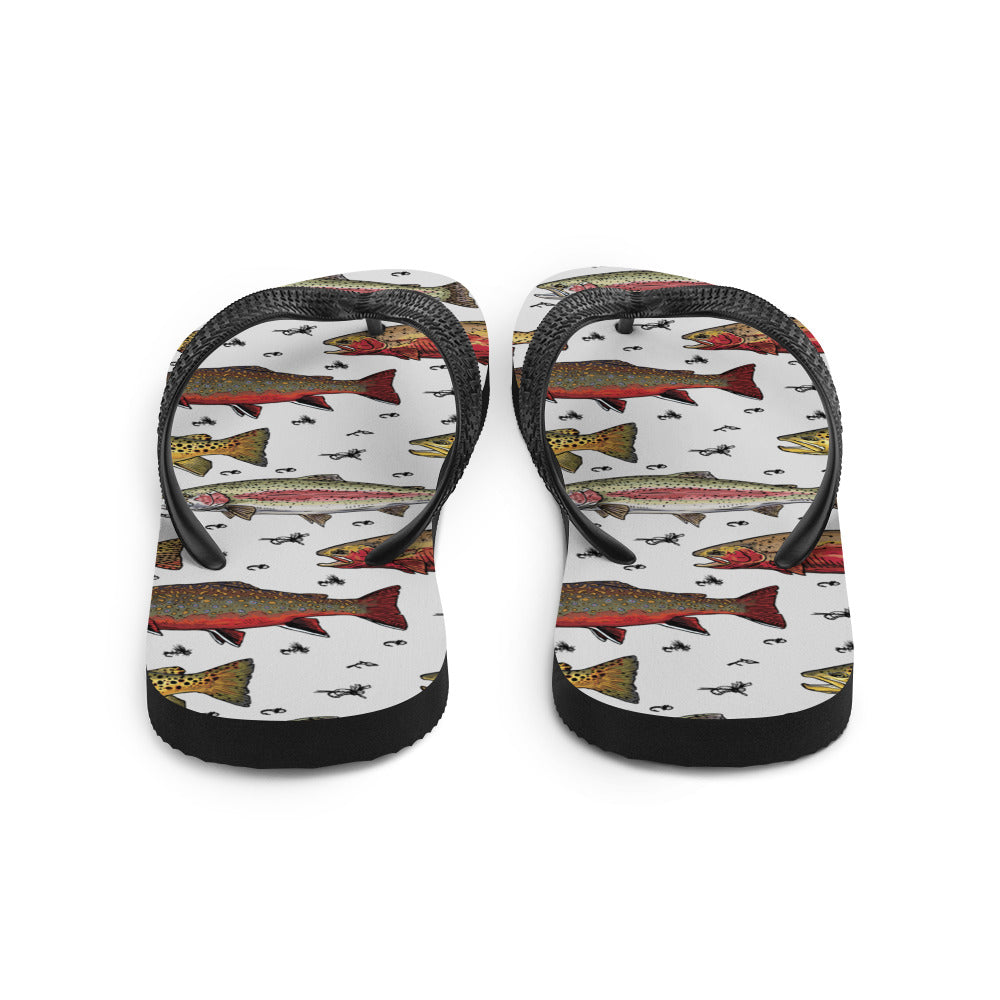 Trout Party Flip-Flops