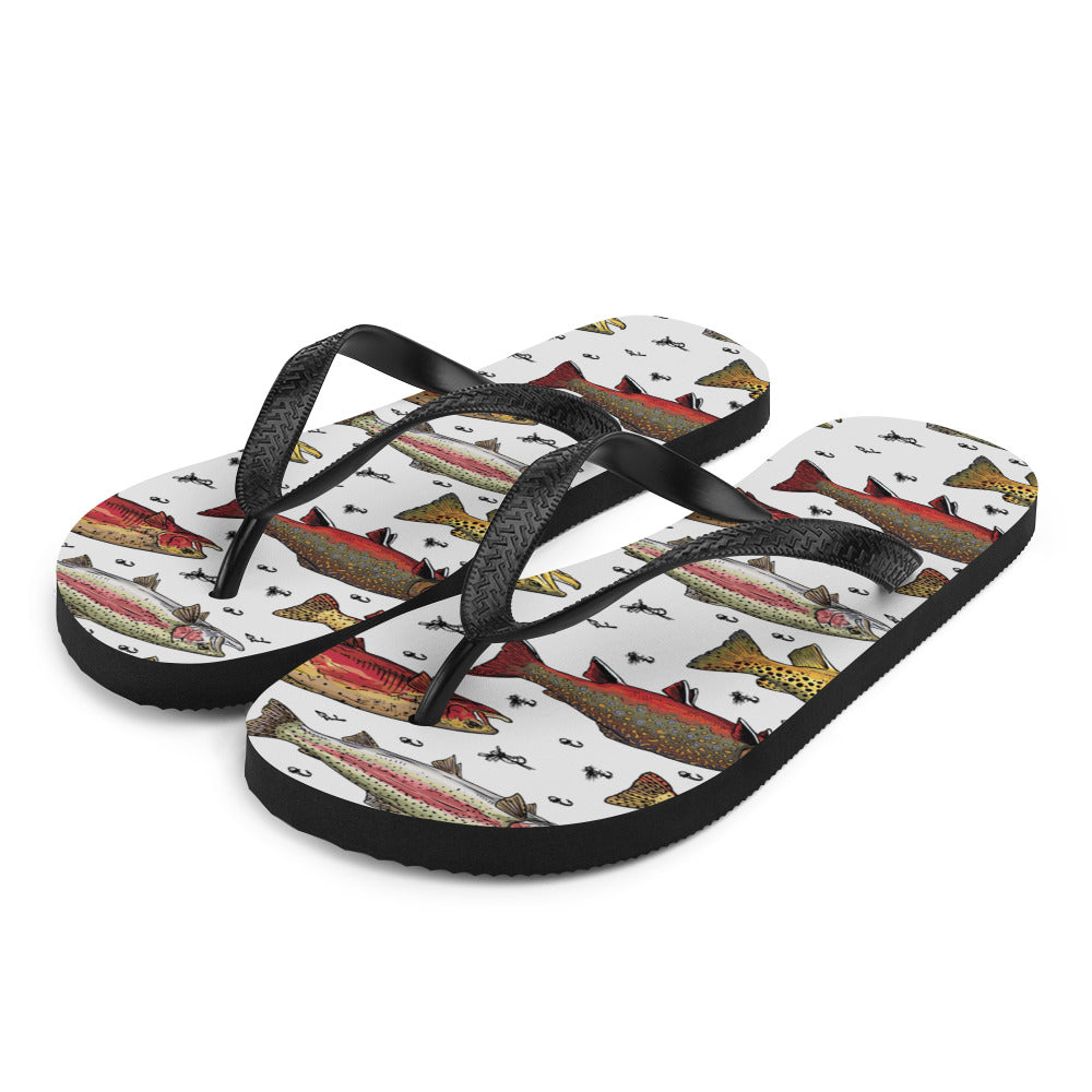 Trout Party Flip-Flops