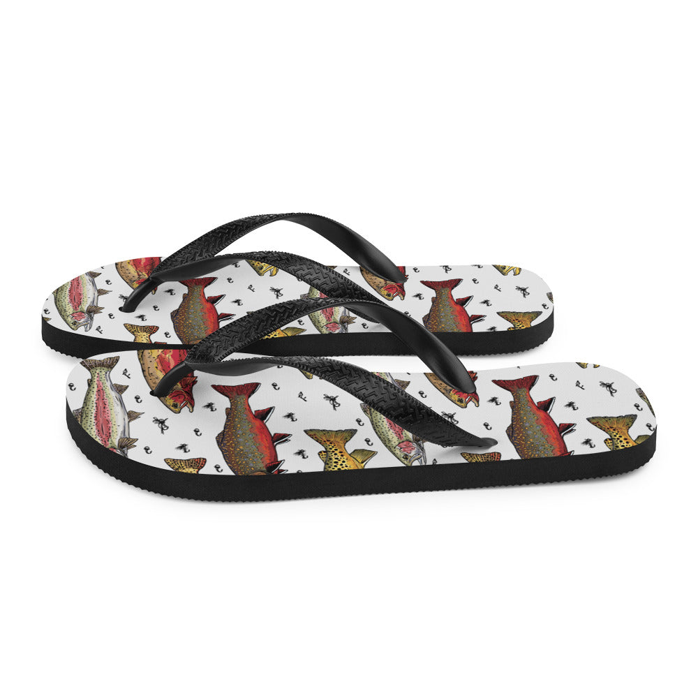 Trout Party Flip-Flops