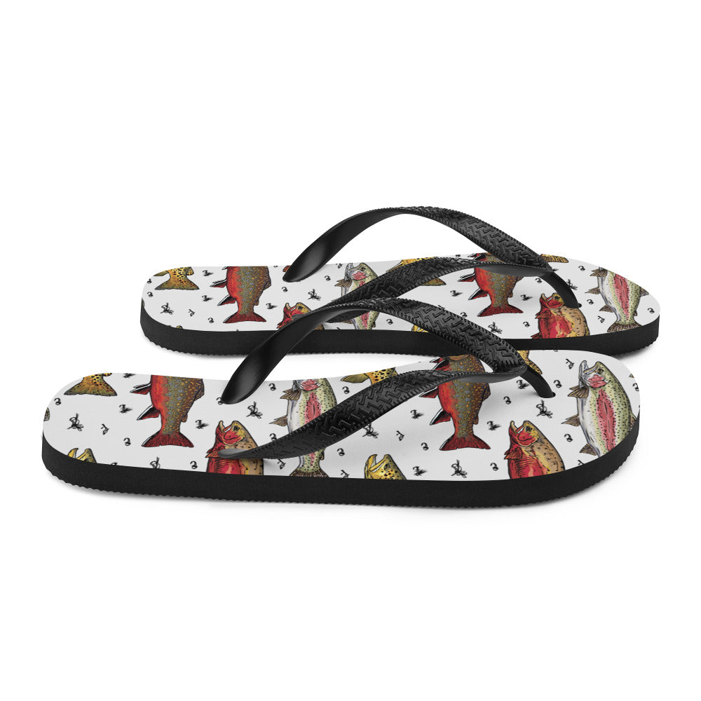 Trout Party Flip-Flops